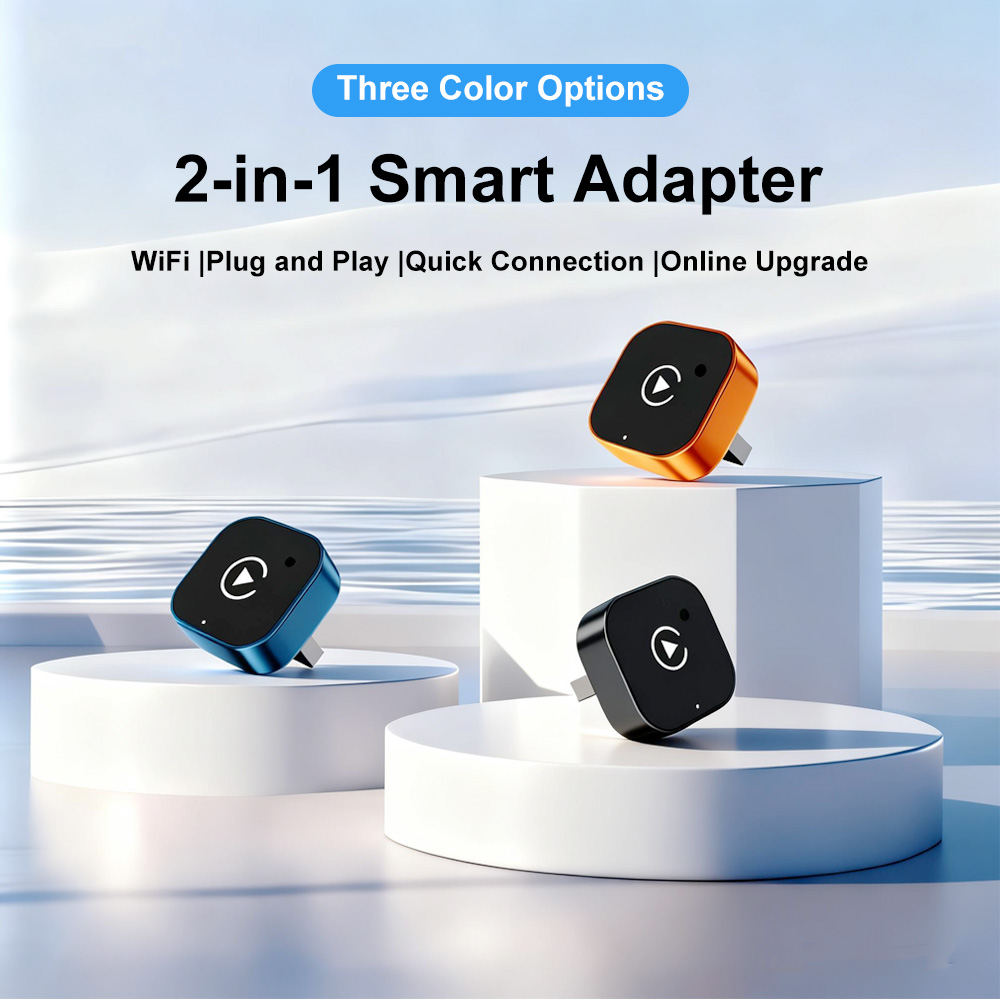 Smartwatch Universal - Adattatore CarPlay Wireless 2-in-1, mini dongle