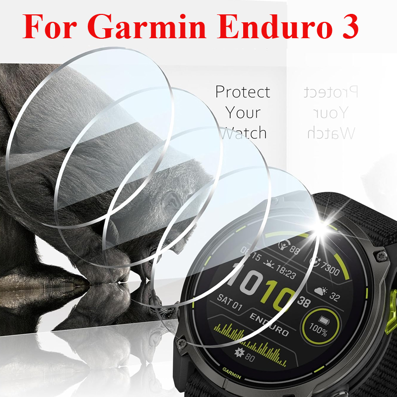 Watch Face Protector - Pellicole in vetro temperato per Garmin