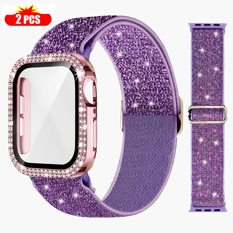 Smartwatch Watch Accessories For Women - Fascia + Custodia per Apple Watch
