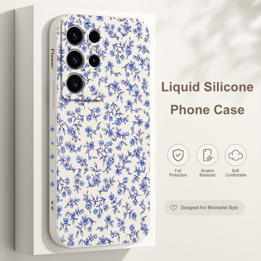 Samsung Galaxy S25 - Custodia per telefono con motivo floreale