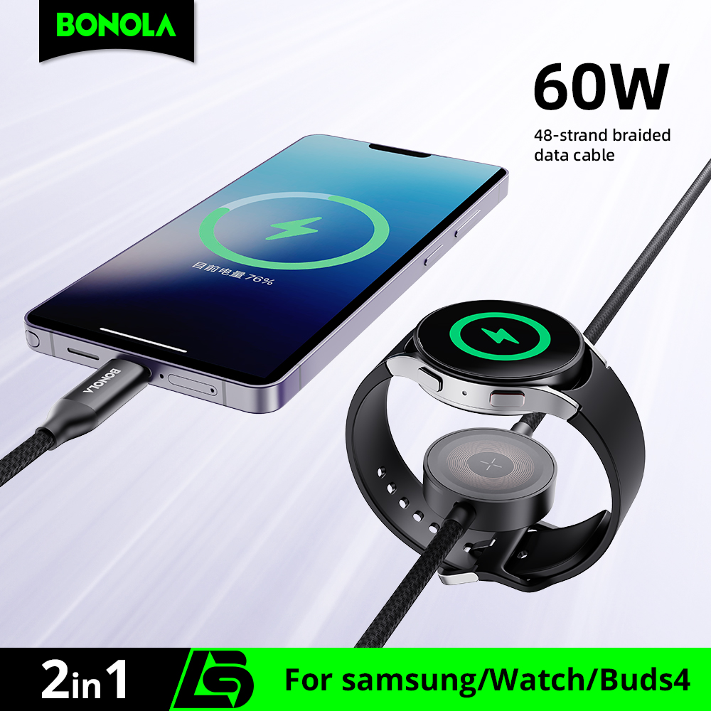 Smartwatch Ac - Caricabatterie Bonola 2 in 1 per