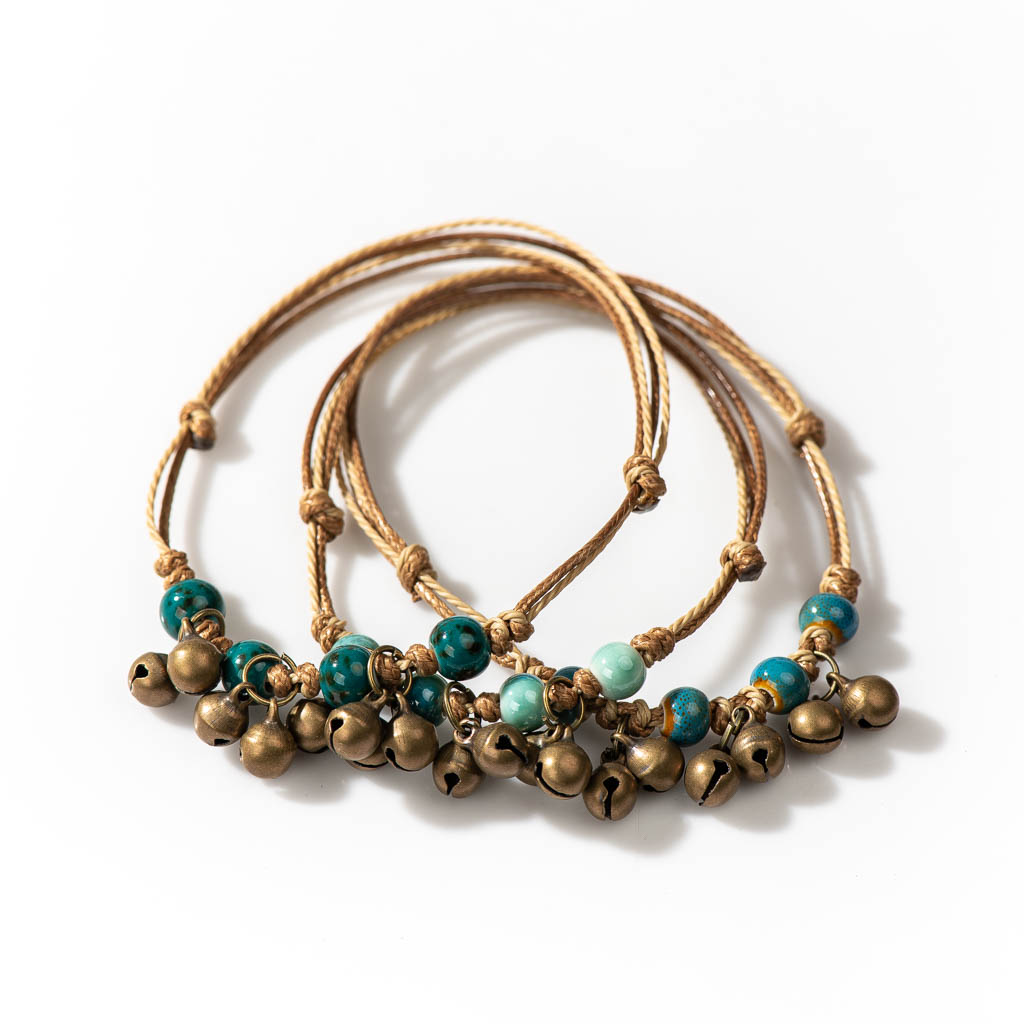Perline in ceramica fatte a ma - Ceramic Link Bracelet recensione e prezzo