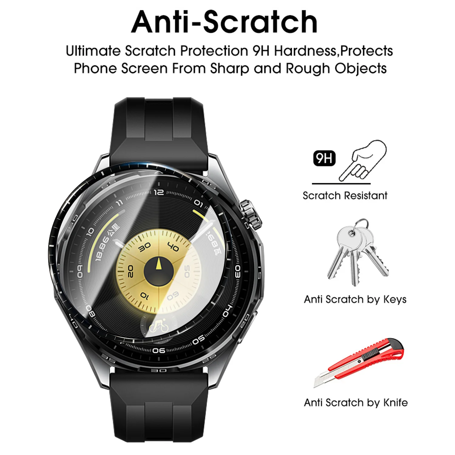 Pellicola protettiva 3D per Hu - Watch Face Protector recensione e prezzo