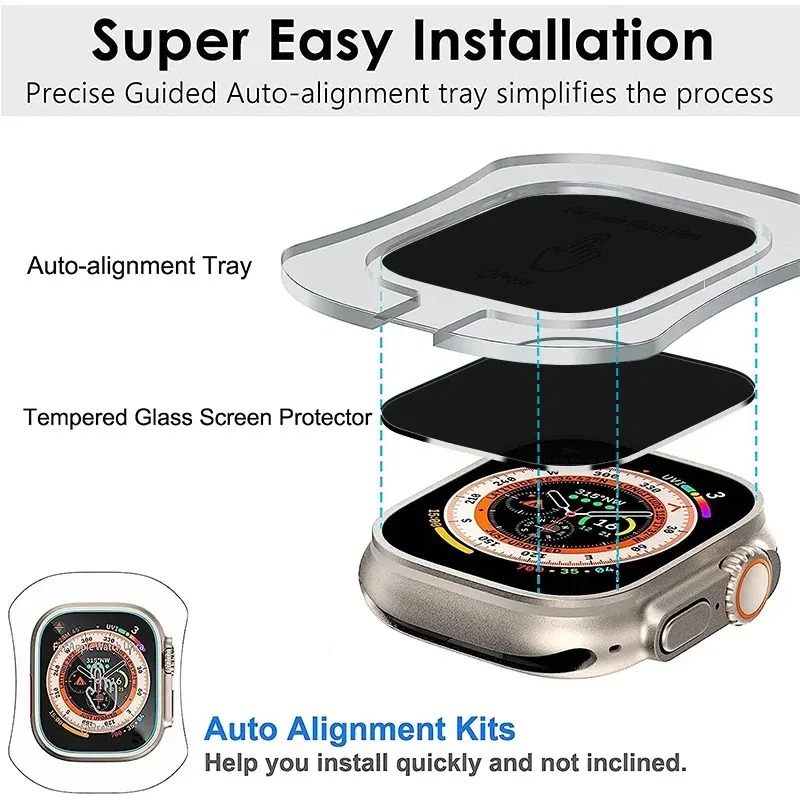 Vetro temperato per Apple Watc - Watch Face Protector recensione e prezzo