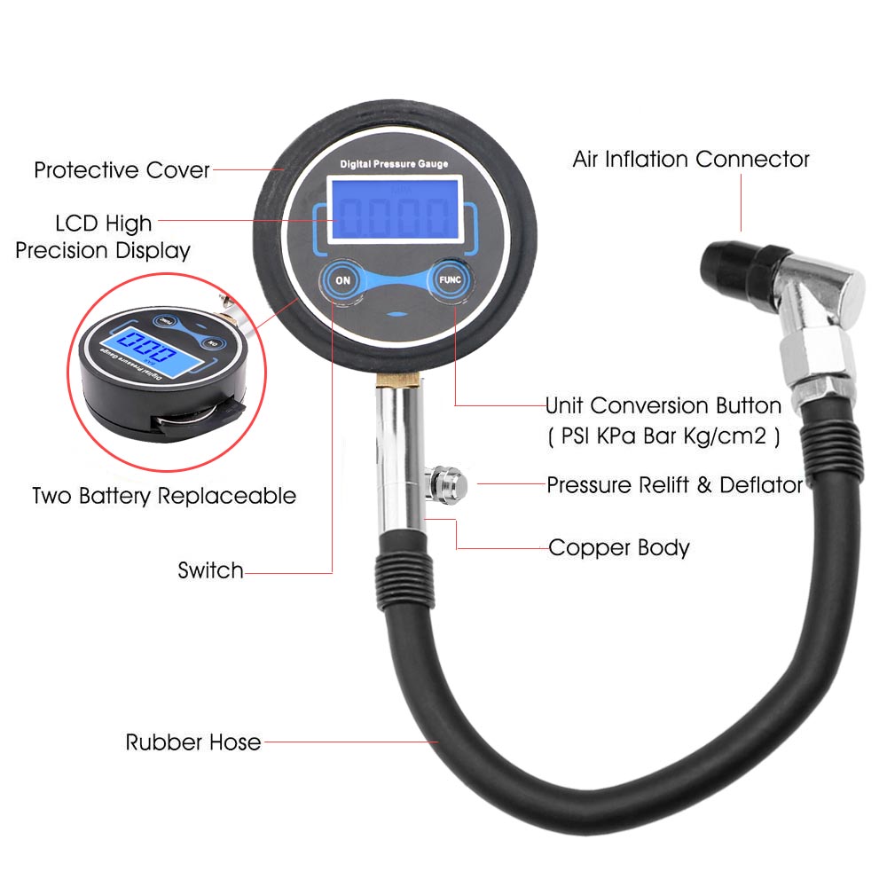 0-200Psi manometro per pneumat - Smartwatch Universal recensione e prezzo