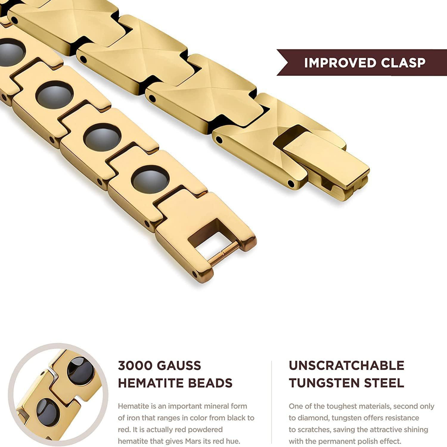 ARADOO Bracciale in ceramica p - Ceramic Link Bracelet recensione e prezzo