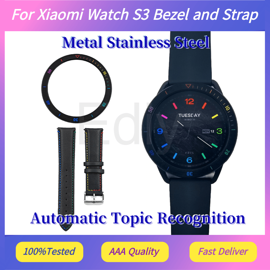 Per Xiaomi Watch S3: Ghiera e  - Xiaomi Smartwatch S3 Accessories recensione e prezzo