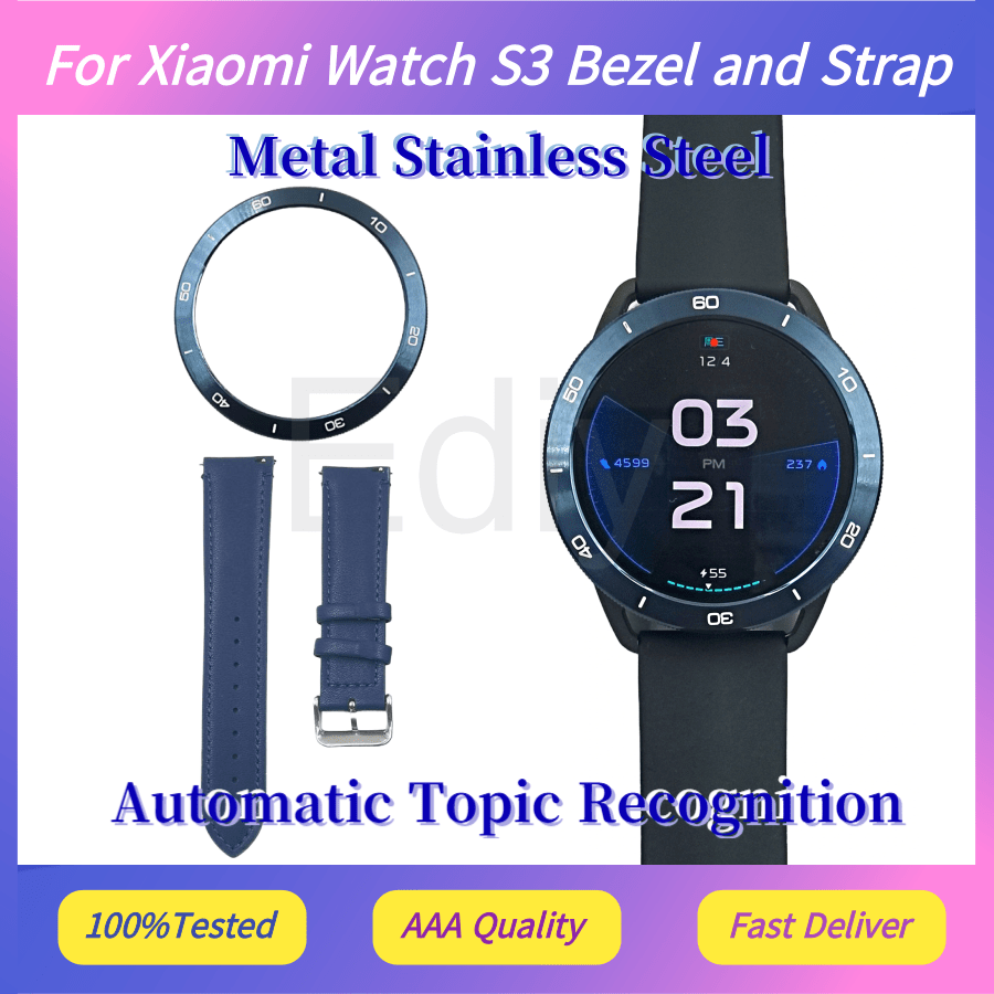 Per Xiaomi Watch S3: Ghiera e  - Xiaomi Smartwatch S3 Accessories recensione e prezzo