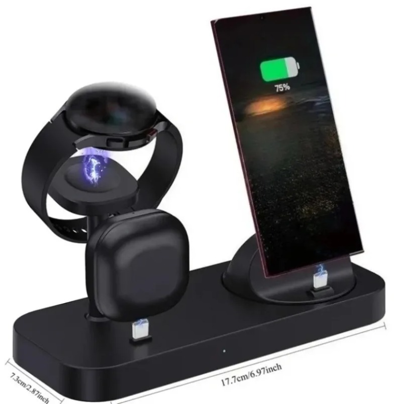 Caricatore Wireless 3 in 1 con - Wireless Charger Watch recensione e prezzo