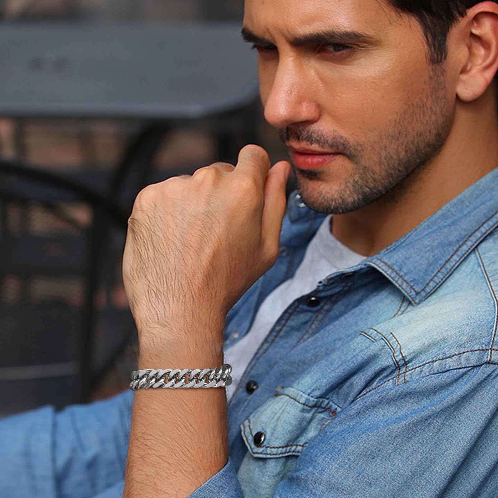 Bracciali da uomo a catena cub - Ceramic Link Bracelet recensione e prezzo