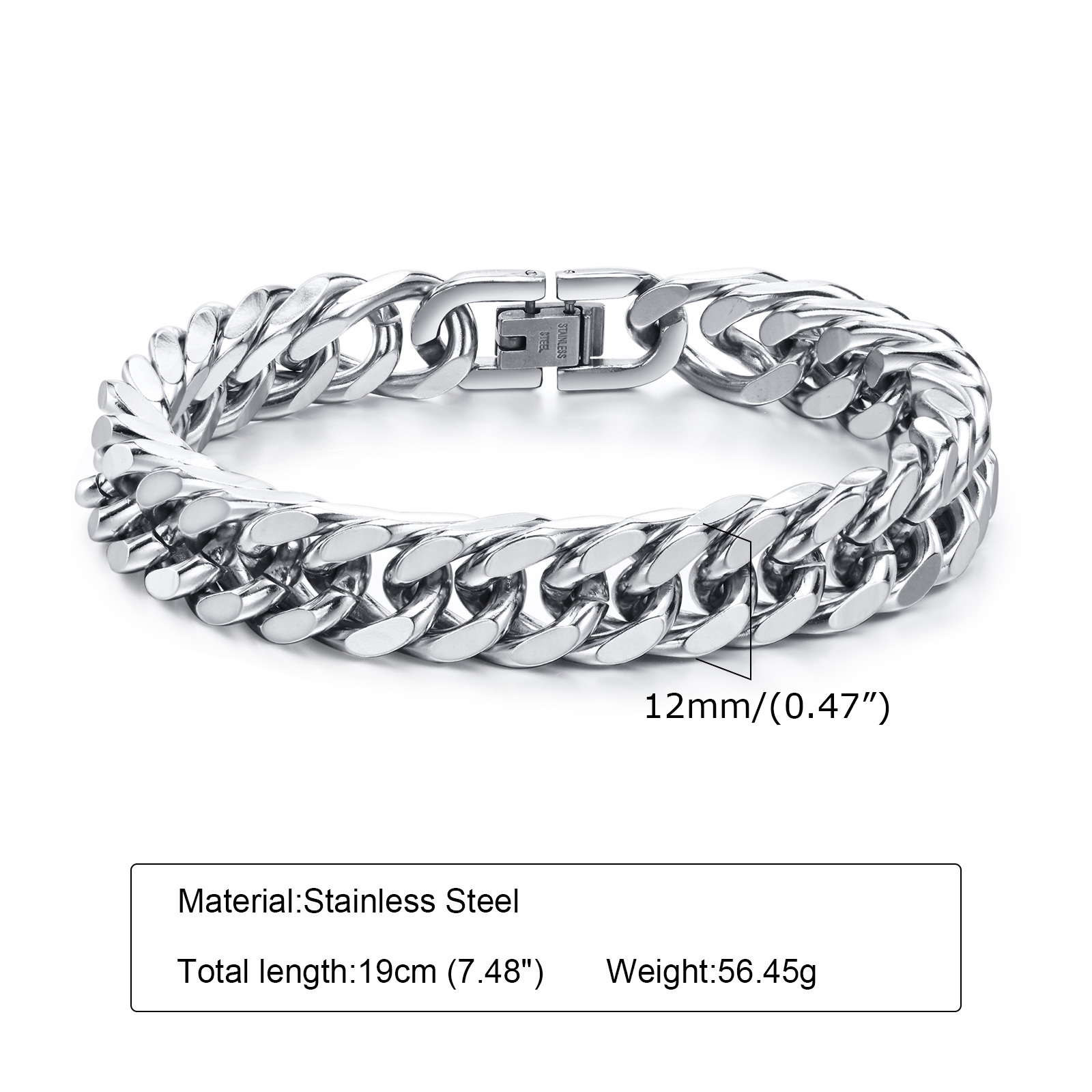 Bracciali da uomo a catena cub - Ceramic Link Bracelet recensione e prezzo