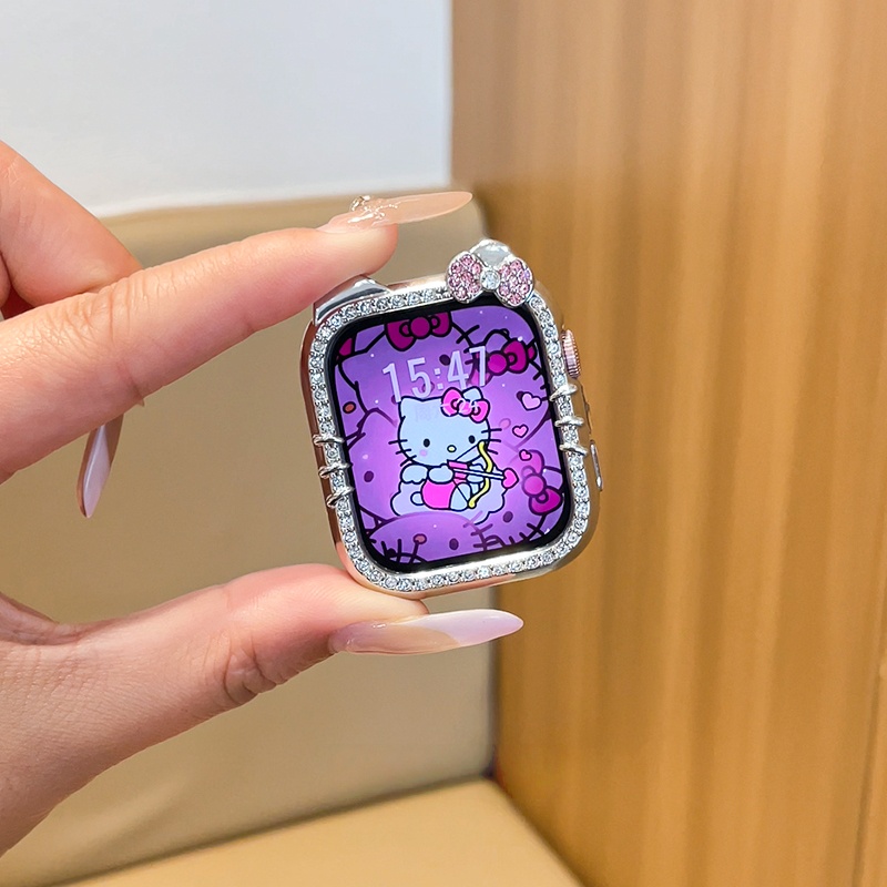 Custodia carina Kitty CAT per  - Smartwatch Watch Accessories For Women recensione e prezzo